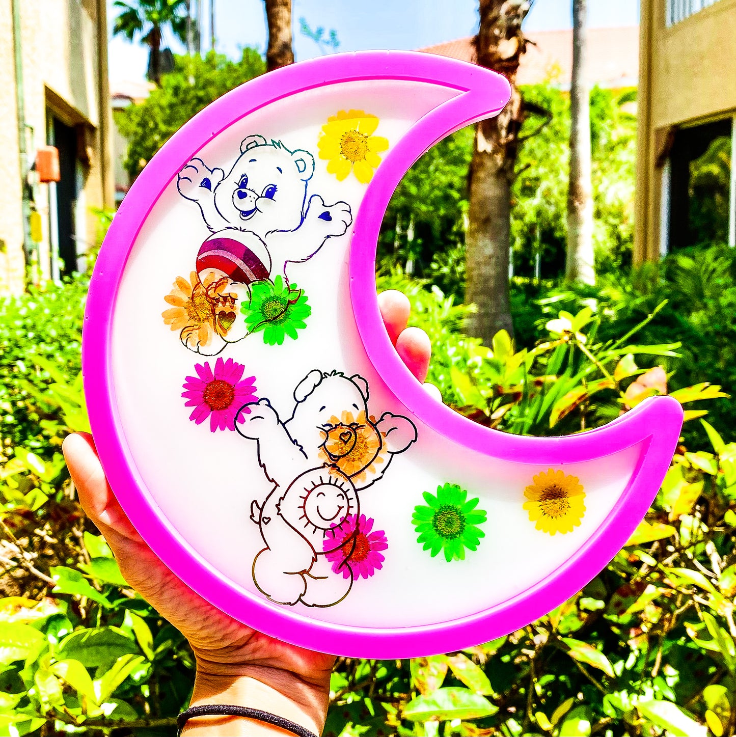 Rainbow Care Bear Crescent Moon Tray
