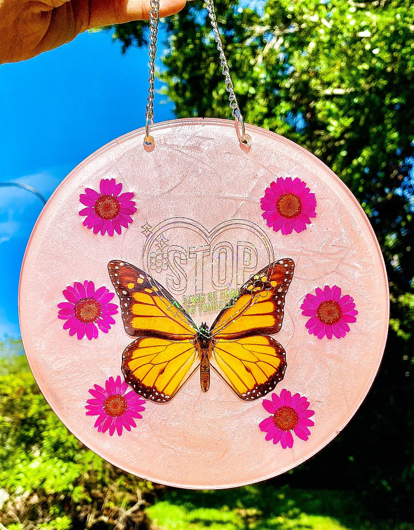 Self Love Monarch Wall Hanging