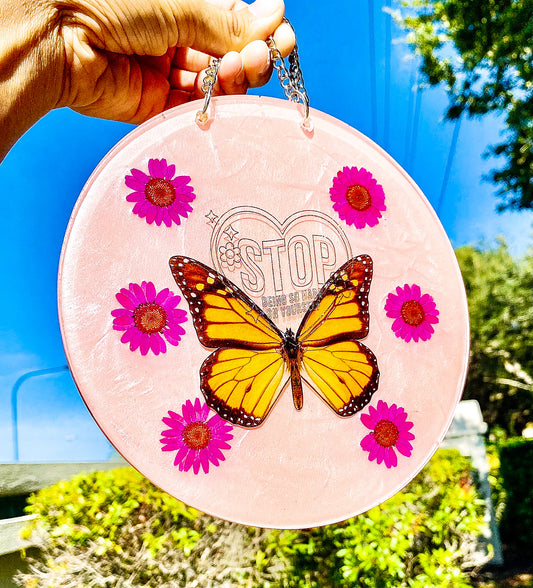 Self Love Monarch Wall Hanging