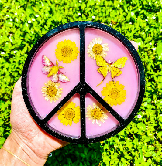Moth & Myth Peace Sign Tray