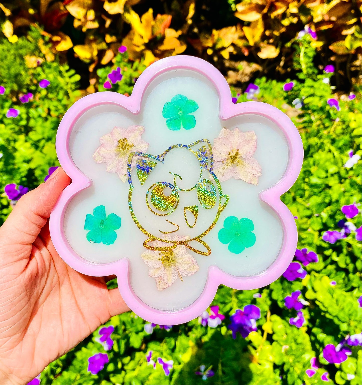 Jigglypuff Flower Jewelry Tray