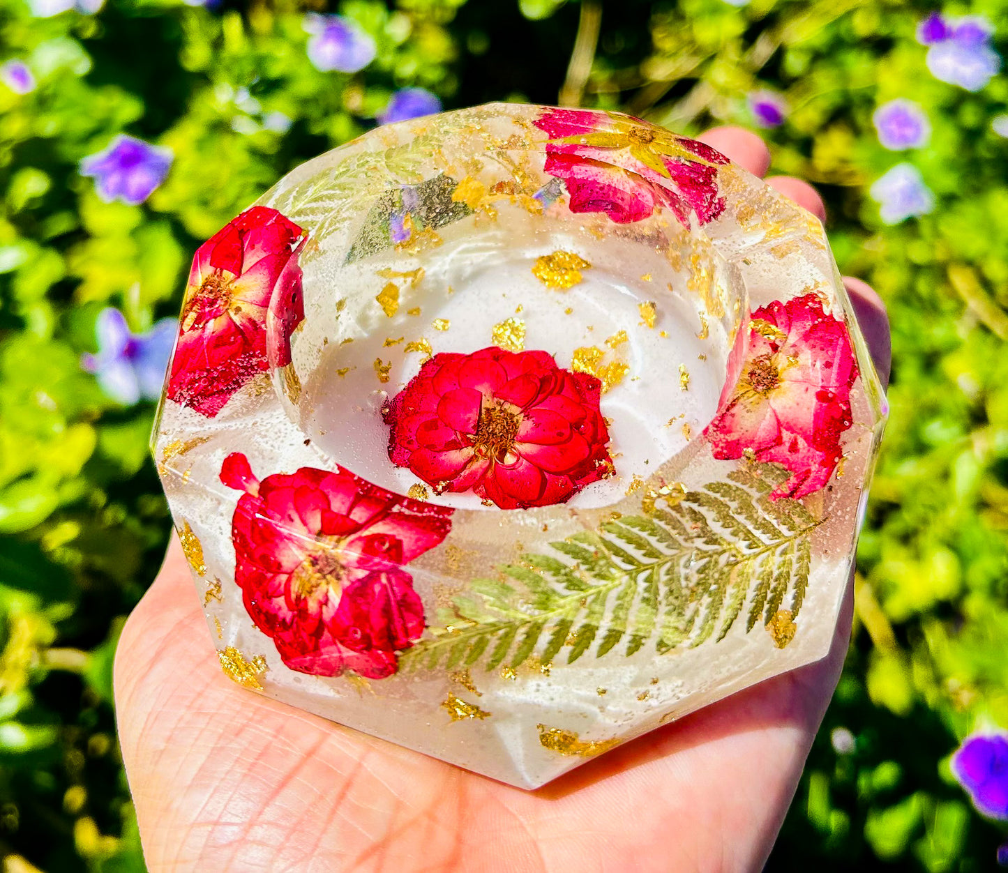 Milky Rosebud Ashtray