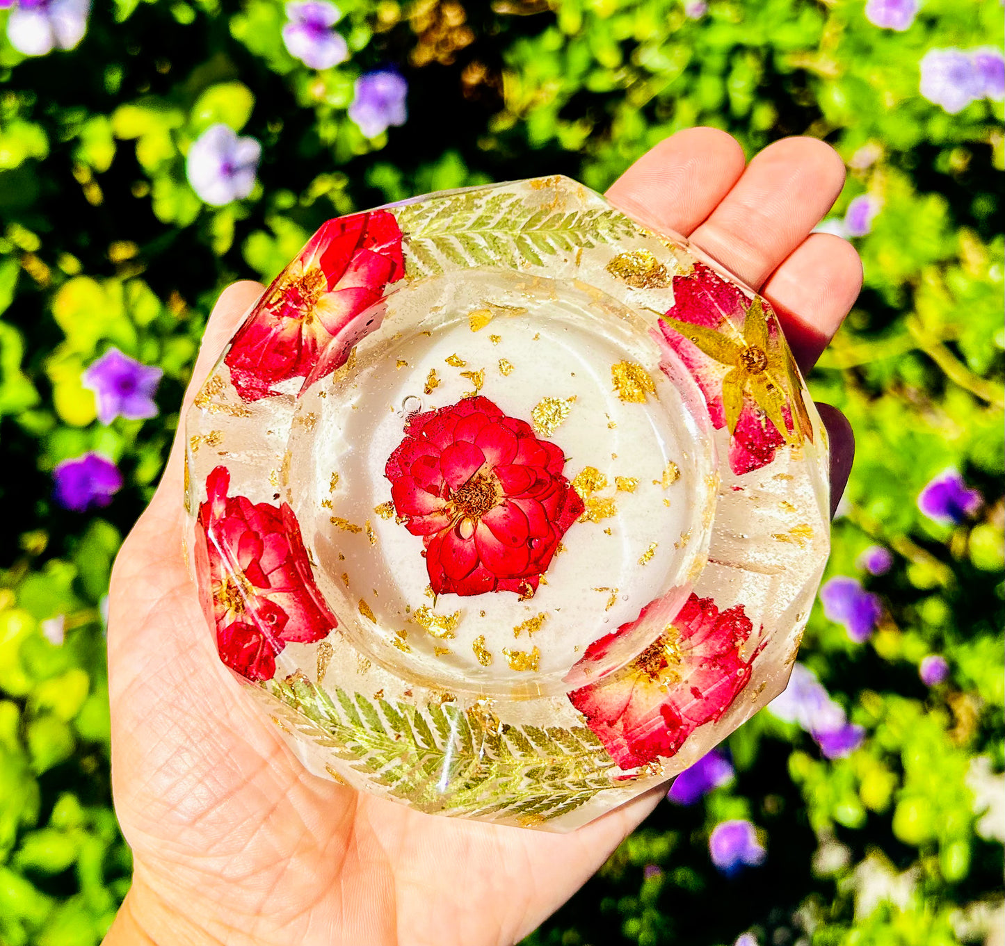 Milky Rosebud Ashtray