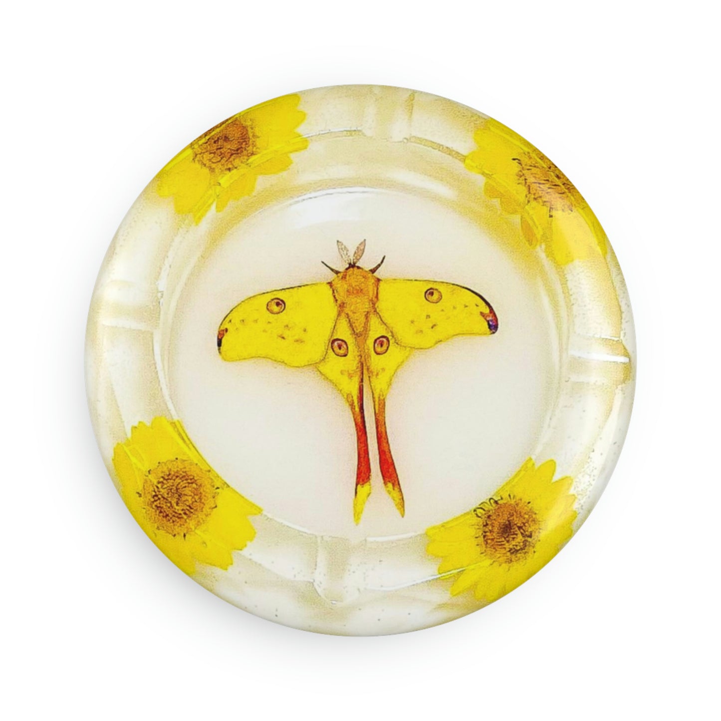 Yellow Lunar Moth Magnet