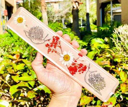 " Snail Love " 10" Incense Holder