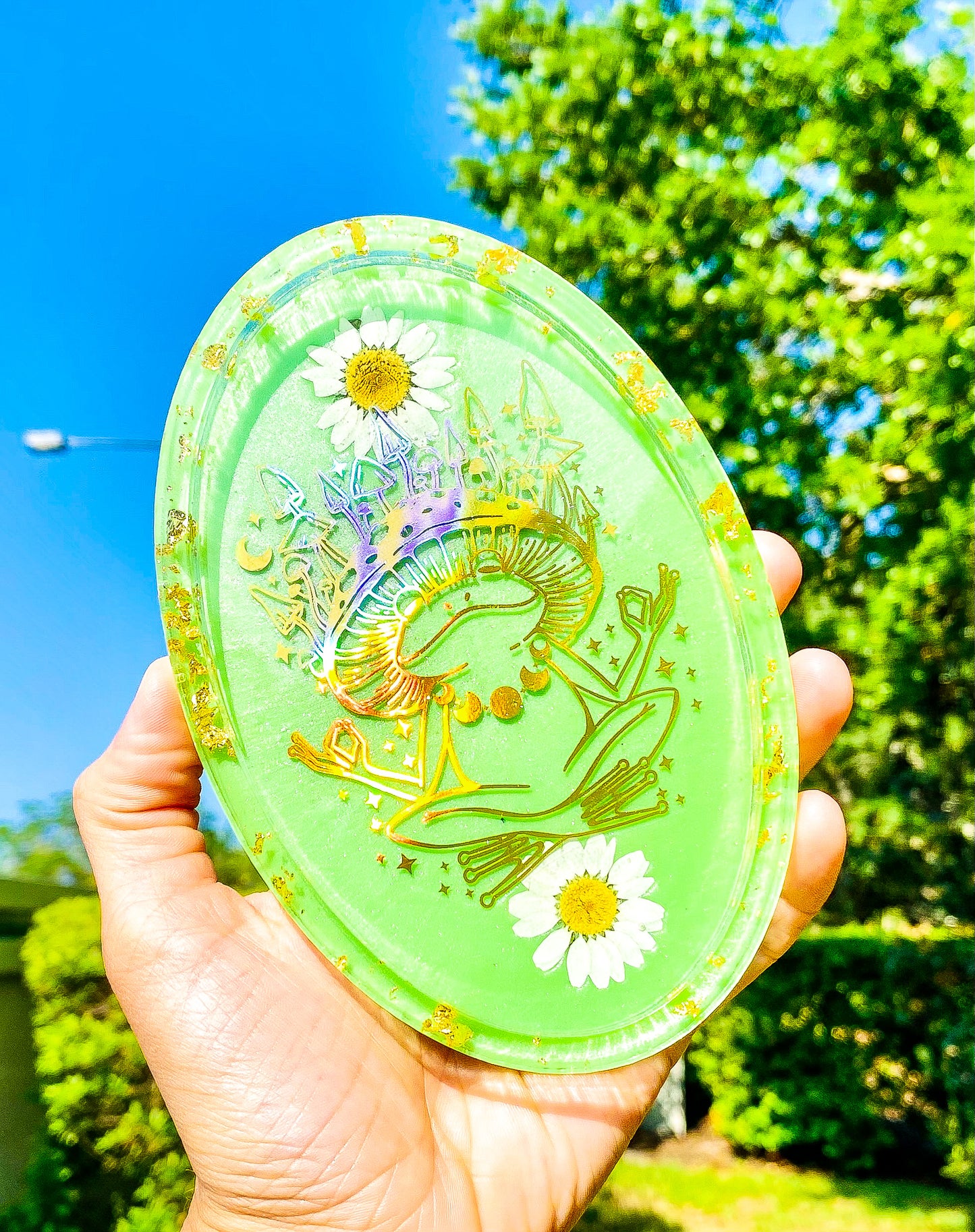 Enchanted Shroomy Toad Jewelry Tray