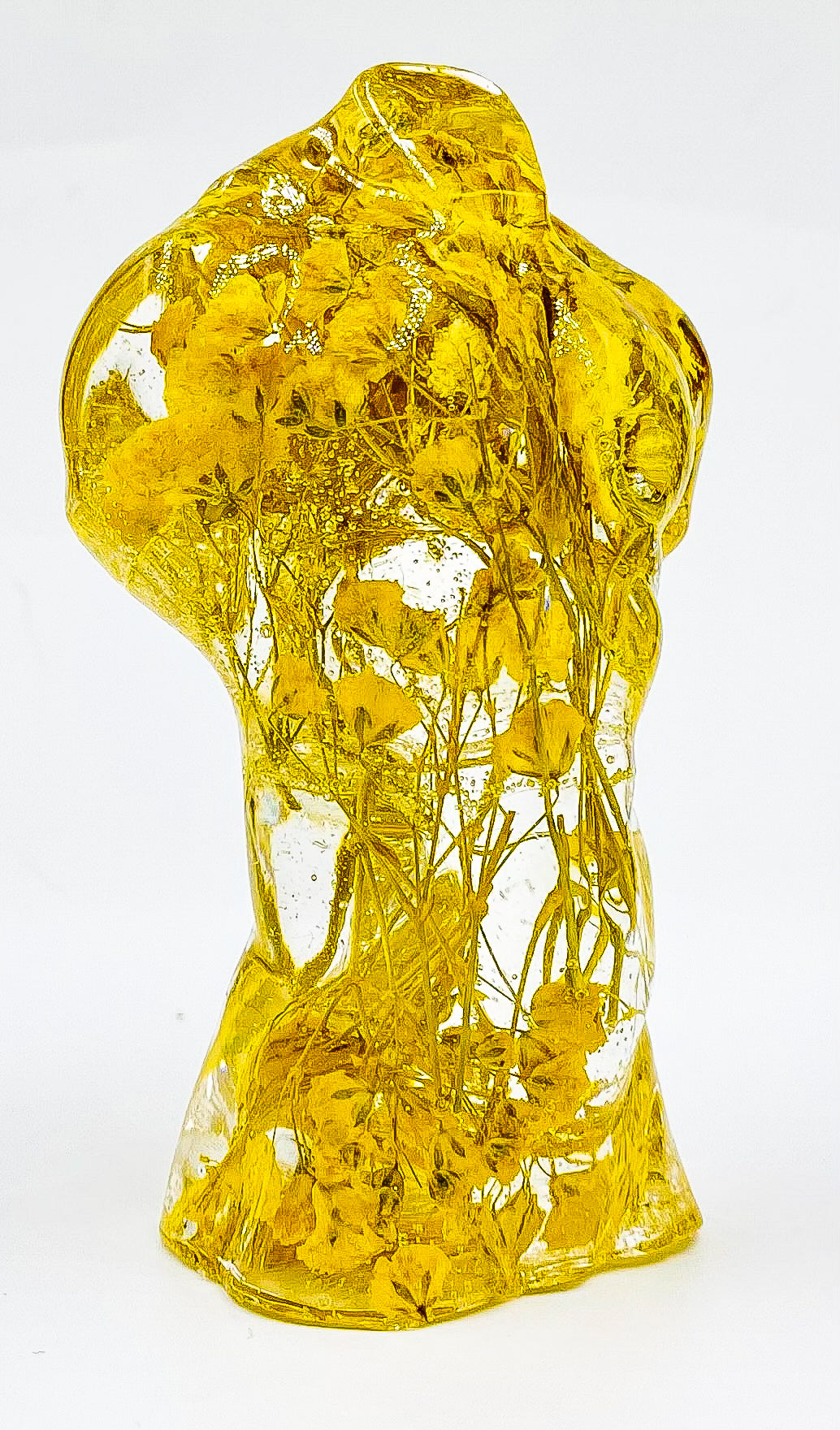 Yellow Baby's Breath Male Torso