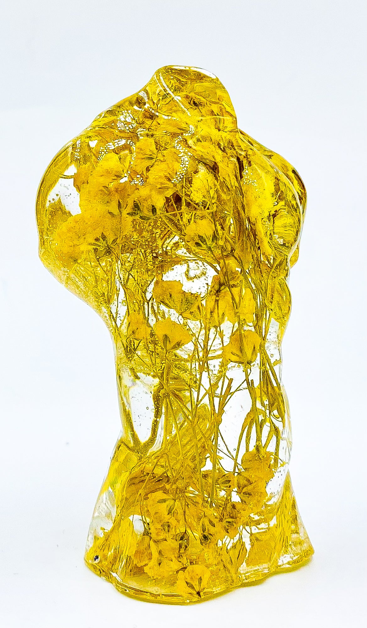 Yellow Baby's Breath Male Torso