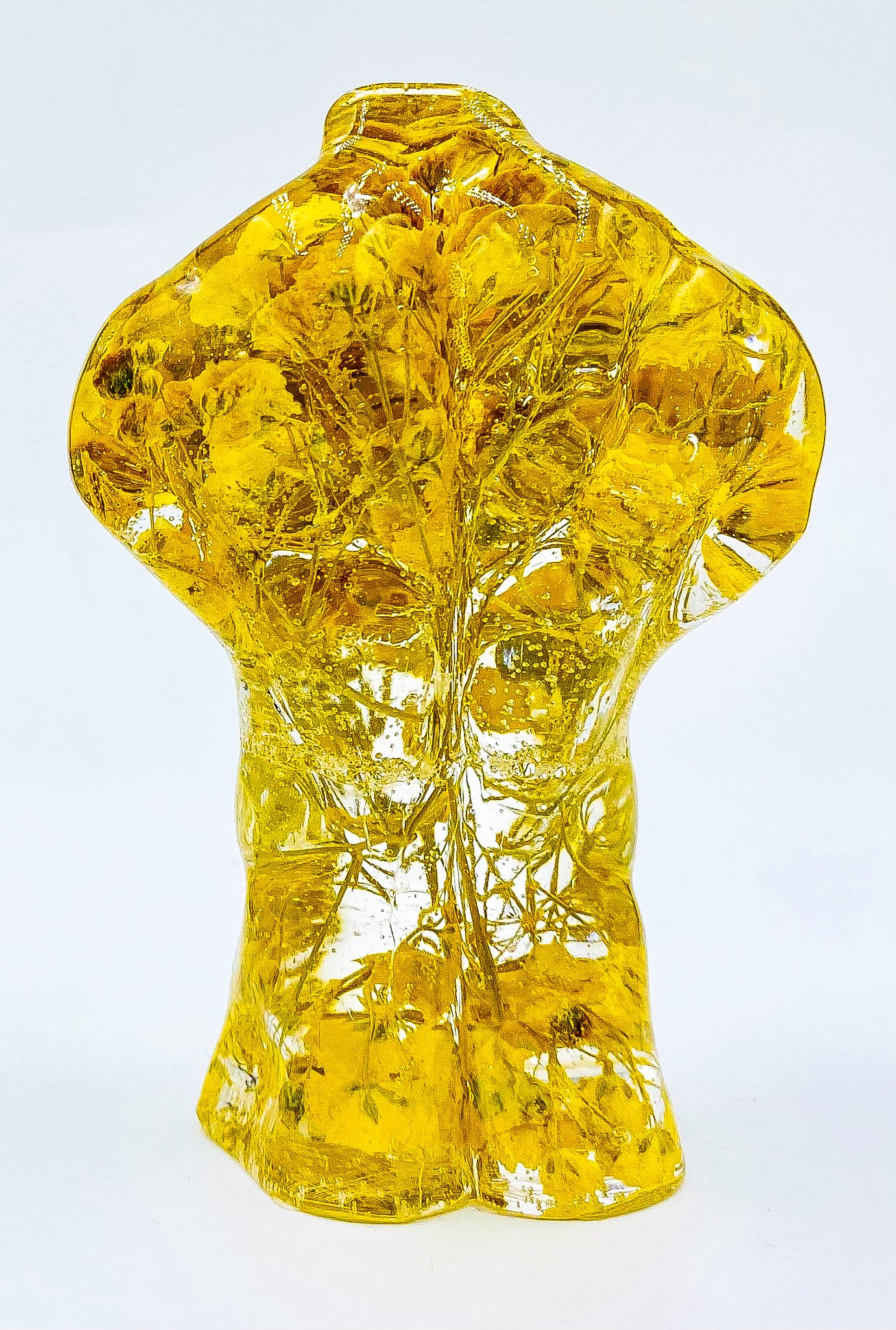 Yellow Baby's Breath Male Torso