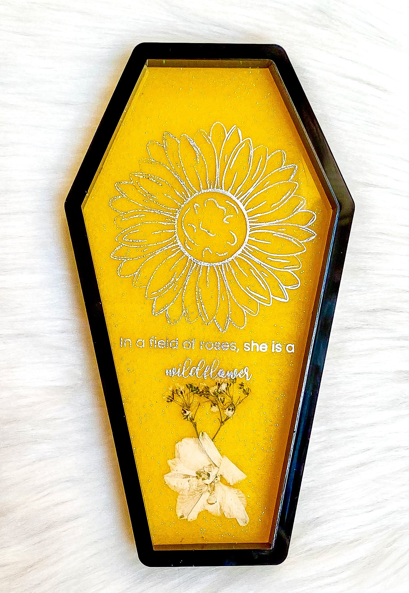Wildflower Coffin Tray