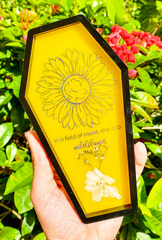 Wildflower Coffin Tray