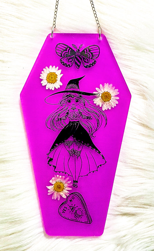 Wicked Ouija Coffin Wall Hanging