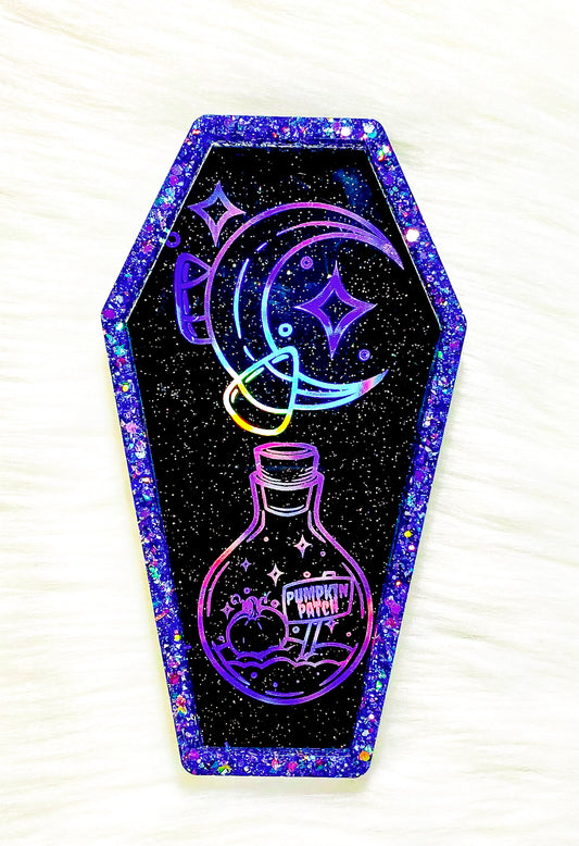 " Twilight Pumpkin Patch " Coffin Tray