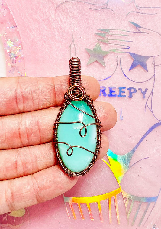 Chrysoprase Pendant