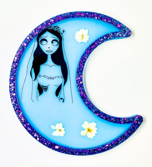 " The Corpse Bride " Crescent Moon Tray