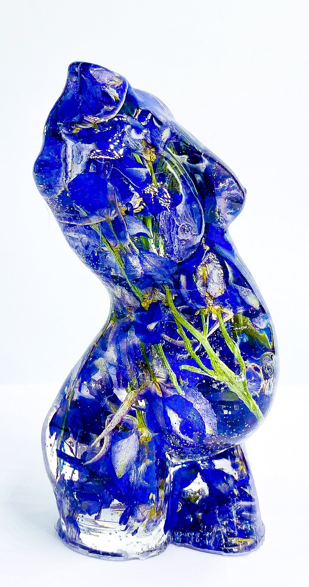 Pregnant Purple Larkspur Goddess