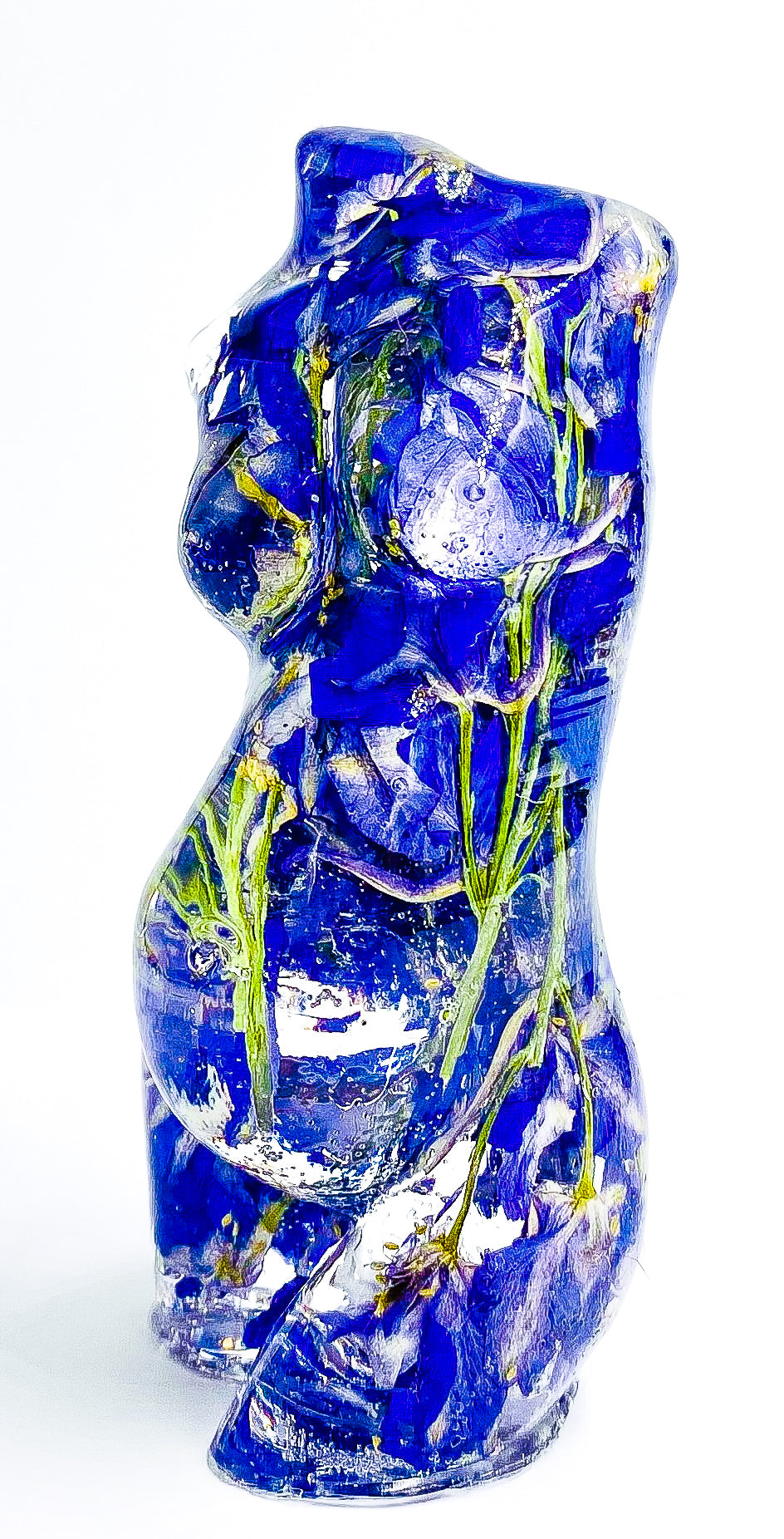 Pregnant Purple Larkspur Goddess