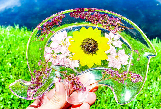 Sunflower Heather Elephant Tray
