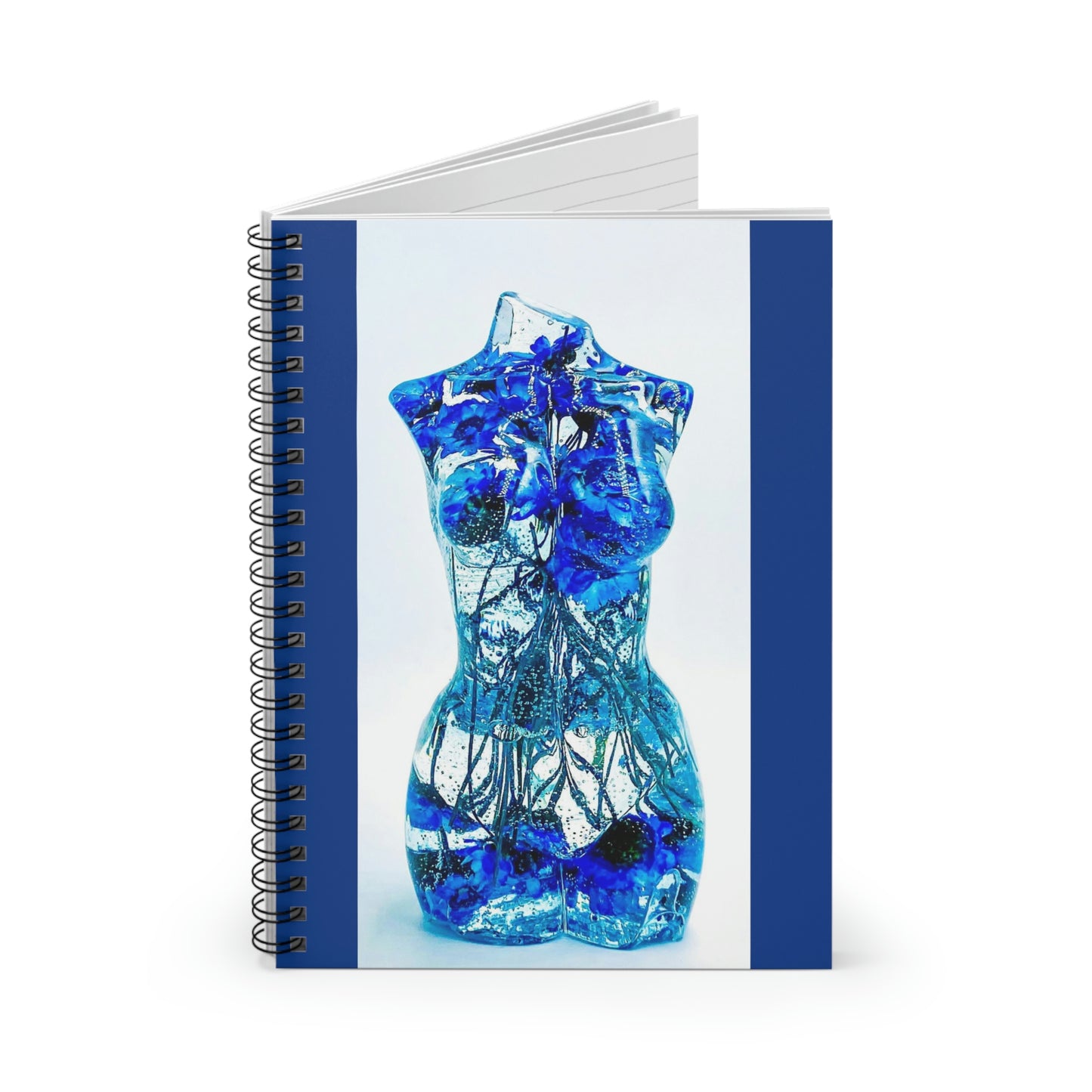 Blue Astro Goddess Spiral Notebook