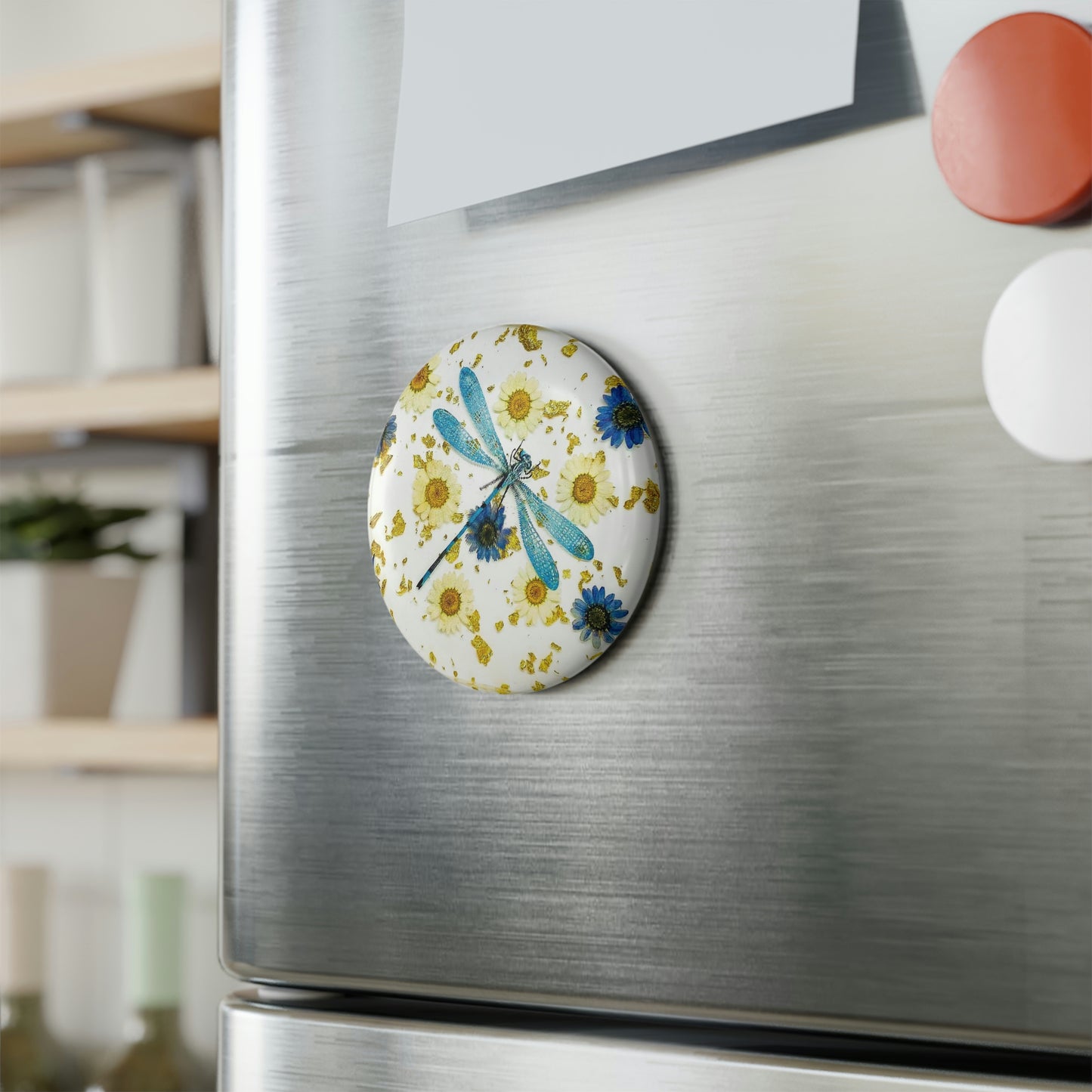 Milky Dragonfly Magnet