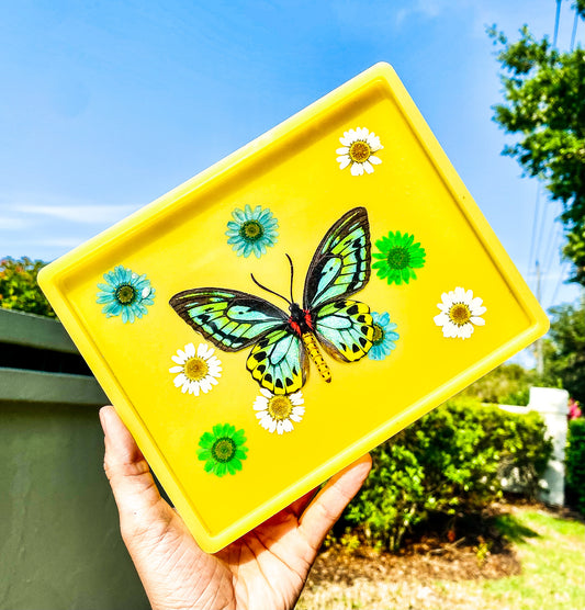 Aurora Butterfly Sunshine Skies Rolling Tray