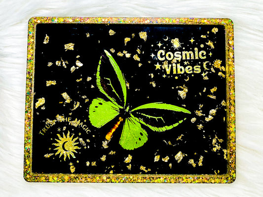 " Cosmic Vibes " Birdwing Butterfly Rolling Tray