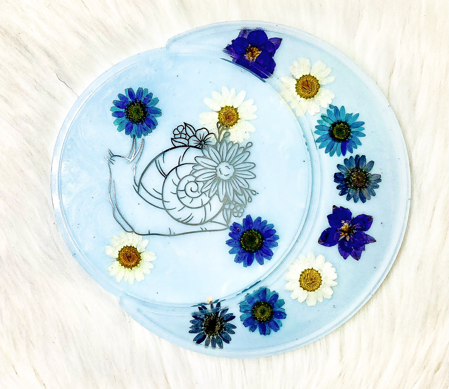 " A Snail's Life " Crescent Moon Jewelry Tray