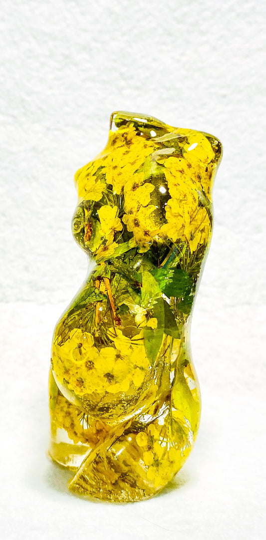 Pregnant Daffodil Goddess